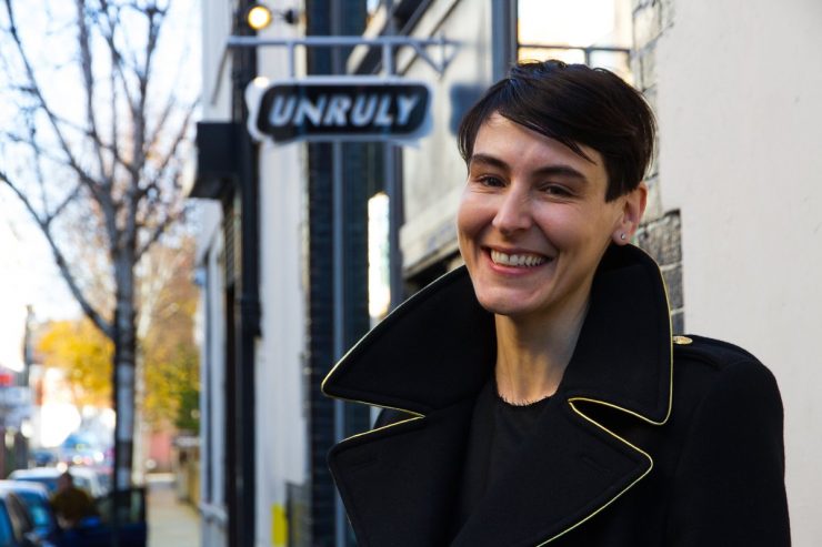 The founder of Unruly, Sarah Wood